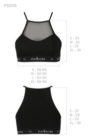 Passion PS006 Biustonosz sportowy, black