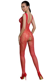 Passion ECO BS012 Body bodystocking, red