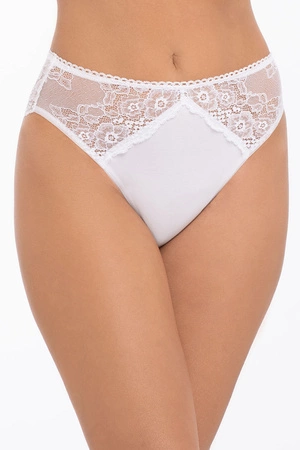 Babell BBL 173 Majtki wysokie figi, biały