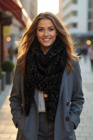 Vivisence 7111 Szalik lub apaszka szalik, czarny