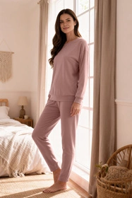 Vivisence 2103 Nocna spodnie, ciemny różowy