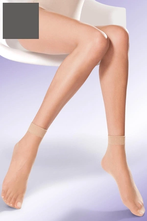 Gabriella Bezuciskowe Lycra Code 600 Wyrób pończoszniczy skarpetki, smoky