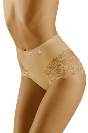 Wol-Bar Diamond 3506 Majtki wysokie figi, be�owy