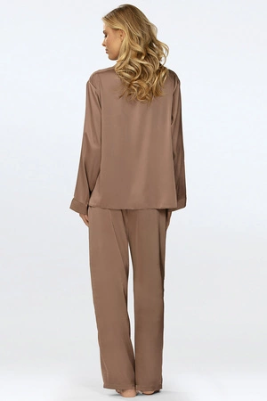 Dkaren Amina-Kpl Nocna piżama, brąz