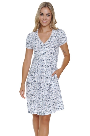Doctor Nap TCB.5335 Nocna koszula, navy bloom