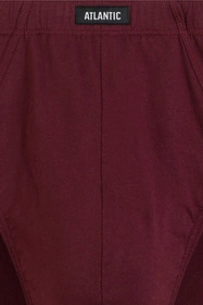 Atlantic 6SMP-001 6-pack Majtki slipy, burgund/czarny/khaki/brąz/grafit/czarny