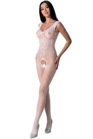 Passion BS098 Body bodystocking, white