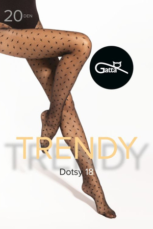 Gatta Dotsy 18 20 DEN Wyr�b po�czoszniczy rajstopy, nero