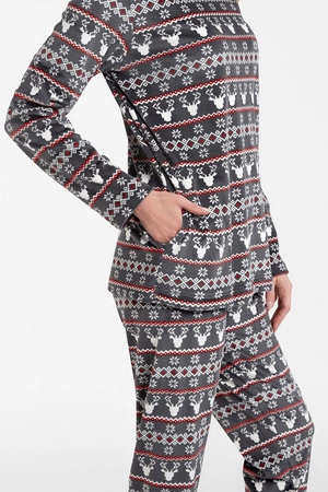 Italian Fashion Islandia dł.r. dł.sp. Dres homewear, grafit