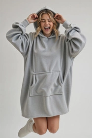 Vivisence 5029 Nocna szlafrok, jasnoszary