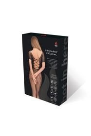 Hot in Here THorny Rose Body bodystocking, czarny