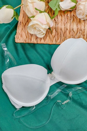 Vivisence 1035 Biustonosz push-up, biały