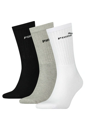 Puma 7308 3-pack Skarpety za kostkę, multicolors