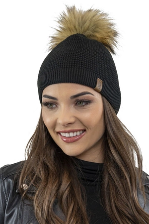 Vivisence 7041Kmpl Komplet czapka+szalik, czarny