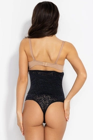 Mitex Super Talia String New Gorset długi, czarny
