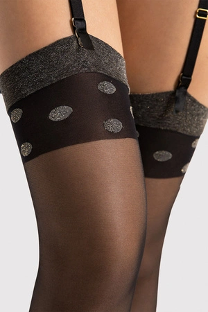 Fiore Luxe 15 DEN O4100 Wyrób pończoszniczy pończochy do pasa, black