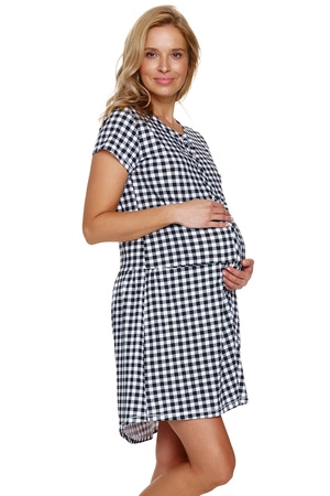Doctor Nap TCB.9444 Nocna koszula, black check