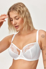 Azal Karen Biustonosz miękki, biały