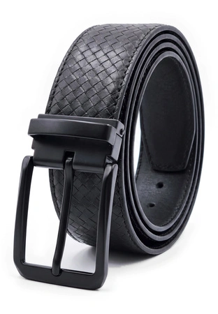 Vivisence PM003 Pasek skórzany, czarny