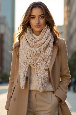 Vivisence 7111 Szalik lub apaszka szalik, beżowy