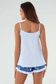 Italian Fashion Tulip ws.r. kr.sp. Nocna piżama, niebieski/druk