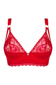 Obsessive Belovya bra Biustonosz półusztywniany, czerwony