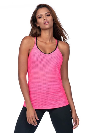 Reviver L5159/0 Top fitness, neonowy róż