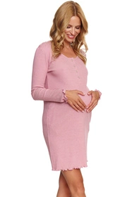 Doctor Nap TM.7175 Nocna koszula, cranberry