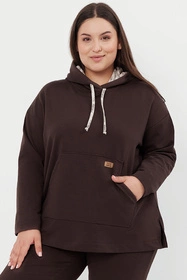 Italian Fashion Lagos dł.r. Bluza nierozpinana, brąz