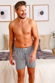Doctor Nap BOX.5165 Majtki bokserki, black/white