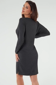 Italian Fashion Akord tunika dł.r. Sukienka homewear, c.melanż