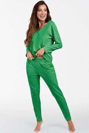 Italian Fashion Karina dł.r. dł.sp. Dres homewear, zieleń mint