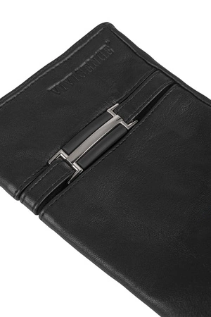 Vivisence 7212 Rękawiczki skórzane, black