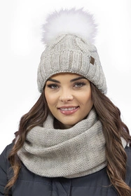 Vivisence 7103 Szalik lub apaszka komin, beżowy melanż