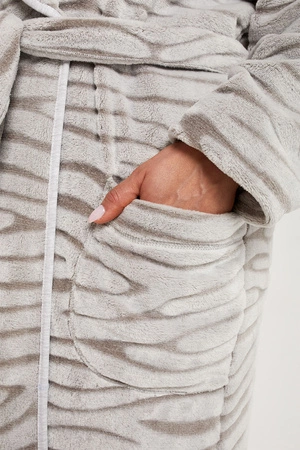 Italian Fashion Asma dł.r. Nocna szlafrok, szary