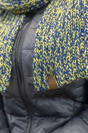 Vivisence 7086Kmpl Komplet czapka+szalik, żółty