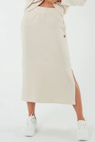 Italian Fashion Stella maxi Spódnica dresowa, beż