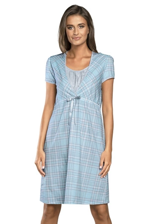 Italian Fashion Mitali kr.r. Nocna koszula, niebieski