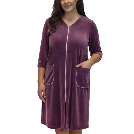 Vivisence 5027 Nocna szlafrok, fioletowy