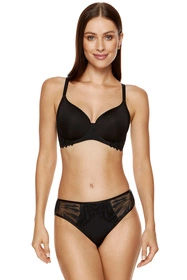 Gorteks Eclipse/B5 Biustonosz usztywniany, czarny