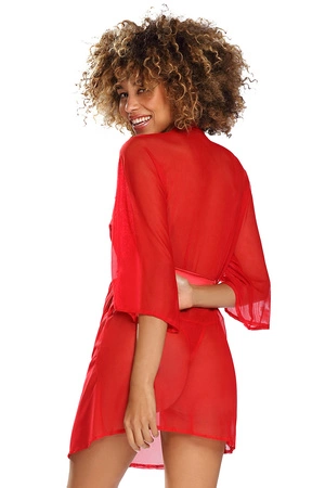 Dkaren Muriel Nocna peniuar, czerwony