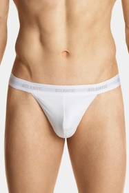 Atlantic MP-1572 Sport string Majtki stringi, biały