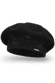 Vivisence 7050 Nakrycie głowy beret, czarny