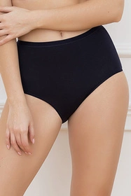 Italian Fashion Ibiza maxi Majtki wysokie figi, granat