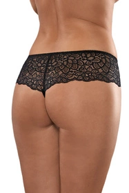 Babell BBl 142 Majtki stringi, czarny