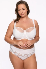 Gaia 1134M Keto Maxi Biustonosz półusztywniany, biały