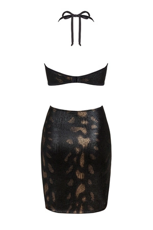 Obsessive Vivianty dress Nocna sexy kostium, czarny