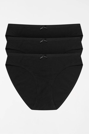 Henderson Ollie 37270 3-pak Majtki figi, czarny