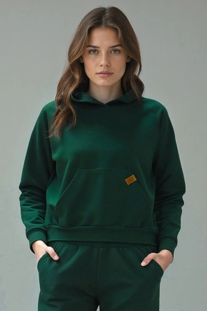 Vivisence 9003 Bluza nierozpinana, zielony