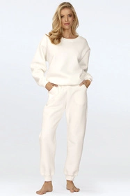 Dkaren Rehema-Bl Bluza nierozpinana, ecru